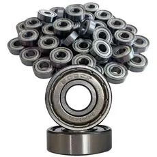 Kit 100 Rolamentos 608ZZ 608 Semi Profissional Abec - Skate, Patins, Longboard e Patinete