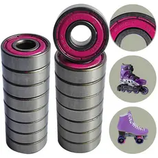 Kit 16 Rolamentos dos Abec 5 7 9 11 13 15 Patins Quad ou In Line Infantil e Adulto