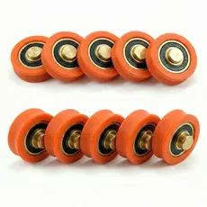 10 Roldana D21 MG 511 Nylon Côncava V Porta e Janela Correr