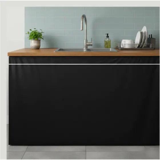 Cortina de Pia 100% PVC - ANTIMOFO - Envio imediato