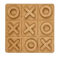 Kit Jogos Da Velha Atividade Recreativa Tabuleiros MDF 3mm Festas Presentes Lembrancinhas
