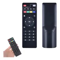 Controle Remoto Universal Para Tv Box Smart Tv Compatível Preto