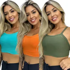 Top Esportivo Corrida Fitness  Academia Confortável e Respirável Top Feminino Para Treino