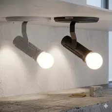 Spot Simples Lumi Sobrepor Luminária Teto Parede Casa Bocal E27