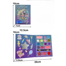Kit Maquiagem Infantil Sereia