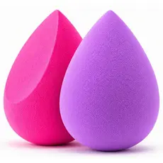 Kit Esponjas Gota Para Maquiagem Beauty Blender Macia Sem Látex Para Base Corretivo Contorno e Pó