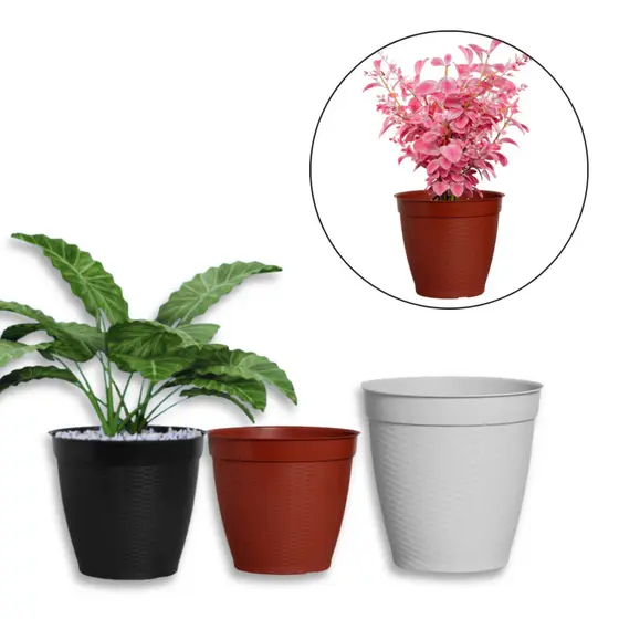 Vaso 21L - Perfeito para Decoração de Casa, Jardim, Comércio e Jardinagem com Estilo e Sustentabilidade