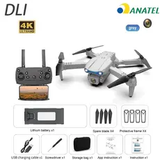 DLI 2026 Nova Drone 4K Dual Cmaera Profissional Alta Definição Com  Full HD Wifi Estável