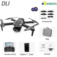 DLI V88PRO Drone HD Câmera Posicionamento WiFi FPV Altura com Motor Sem Escova