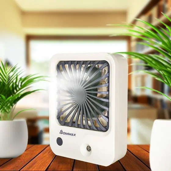 Mini Ventilador De Mesa Com Umidificador Portátil USB - BM-A158