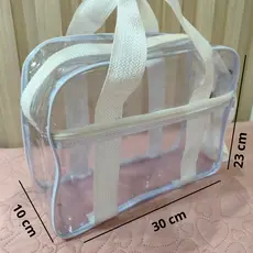 Bolsa Transparente em Cristal 0.20 — Maternidade | Praia | Viagens