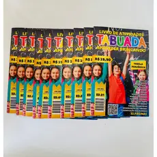 Livro de atividades Tabuada+ Tabela Periódicab kit 30