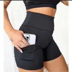Shorts Treino Meia Coxa Academia Shorts Com Bolso Suplex Premium M ao G3