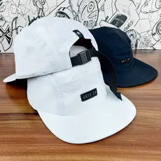 Bonés Aba Reta 5 Five Panel Impermeável Fitão Strapback Anth Co Original Premium Skatista Five Painel Preto Branco Liso Moda Skate Streetwear High Tactel