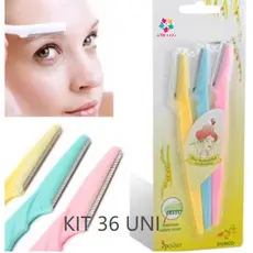ANA 1108 KIT 36 unidades Lâminas Sobrancelha e Rosto Navalha Depilação  design