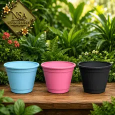 Vasos Liso 2600 ml plástico plantas suculenta flores jardinagem temperos