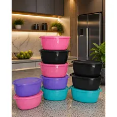 kit 400 potes oval 1000 ml marmita atacado brinde gás