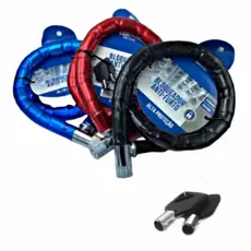 Cadeado Para Moto e Bicicleta Trava Anti Furto Articulada  1,00 X 20mm
