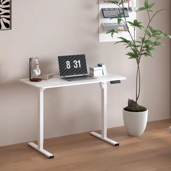 Mesa Gamer Escrivaninha Regulagem de Altura Elétrica 120 x 60cm FlexiSpot