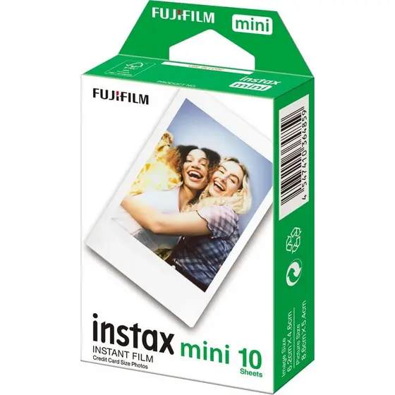 Filme Instax Instantâneo Mini 10 fotos Branco Câmeras Papel Fotográfico Fujifilm