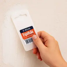 Espátula Aplicador Plástico Celuloide Atlas 152/1 Massas Reparos Cimento Queimado Adesivos Multiuso