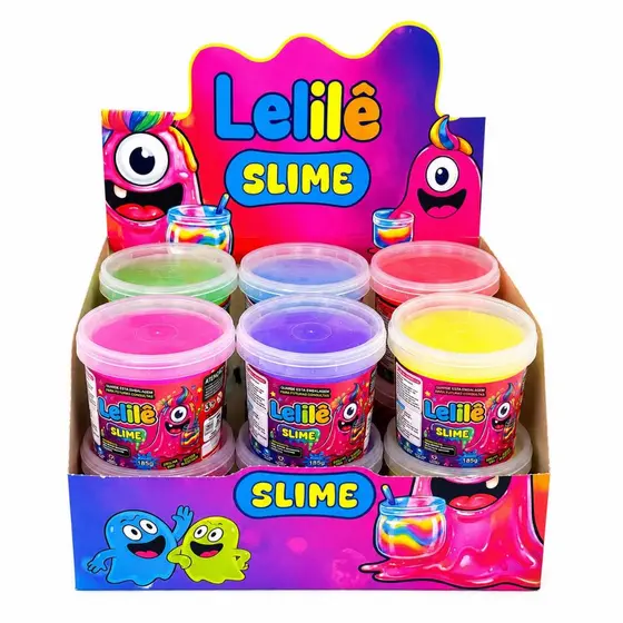 Slime Glitter 15 Unidades Sortidas Variadas 180g Infantil
