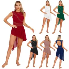 Aislor # S-XXL Vestido Feminino De Malha Transparente Com Strass Brilhante , Costas Abertas , Bainha Assimétrica , Sem M