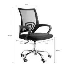 Cadeira de escritório Ergonômica Mesh com Altura Ajustável