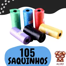 Refil Cata Caca Pet Saco Higiênico 7 unidades (105 saquinhos)
