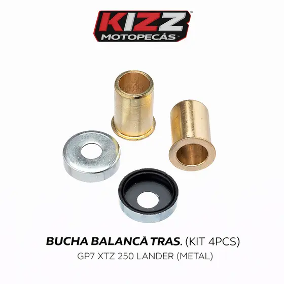 Bucha Balanca Tras. (kit 4pcs) Gp7 Xtz 250 Lander (metal)
