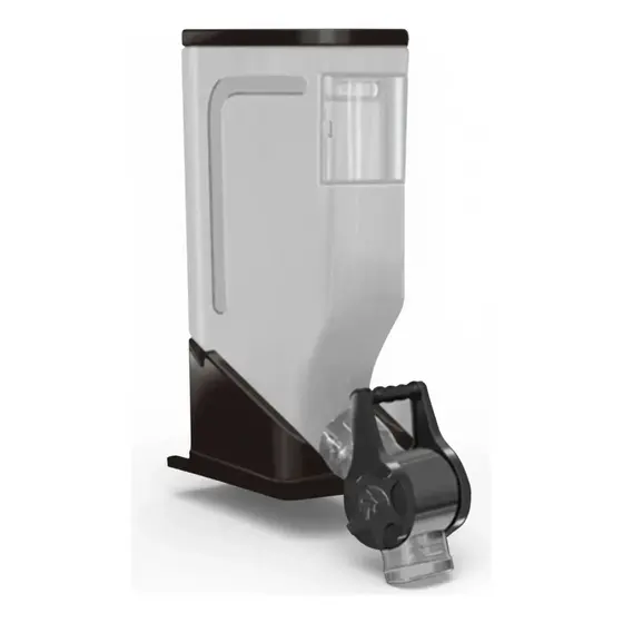Dispenser Organizador De Ração E Cereais Mec Pet 10L Preto
