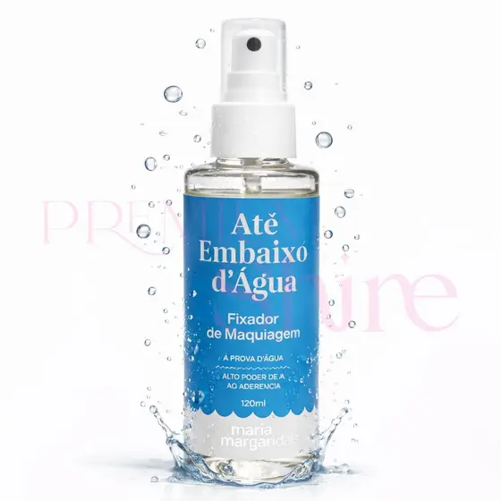 Fixador de Maquiagem à Prova D'Água Até Embaixo D'Água Maria Margarida 120ml