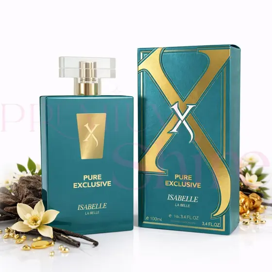 Perfume Árabe Pure Exclusive Isabelle la Belle EDP 100ml  Unissex Alta Fixação Projeção Duradoura
