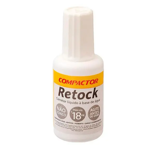 Corretivo Líquio Retock Plus Compactor 18 ml