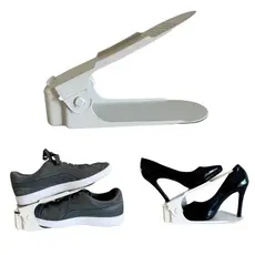 Organizador de Sapatos Branco Regulagem de Altura 1 Unidade