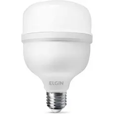 Kit Lâmpada LED Bulbo 50W Alta Potência Bivolt Luz Branca Fria 6500K Elgin