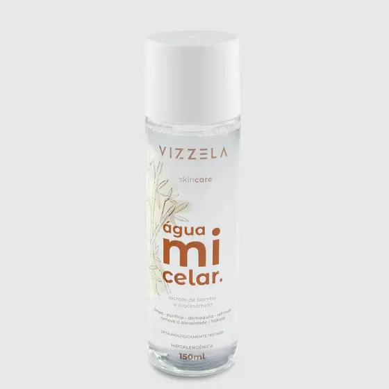 Água Micelar Limpeza Facial Skincare 150ml Vizzela 100% Original