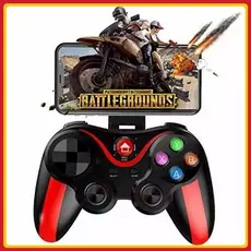 Controle Joystick Bluetooth Universal + Cabo USB + Suporte Para Celular Tablet Android iPad