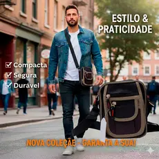 Bag Shoulder transversal Masculino Feminino Bolsa