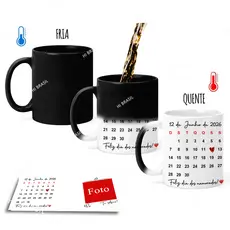 Caneca Mágica Personalizada com Foto – Presente Criativo de Porcelana Premium Mudar Cores