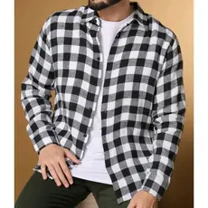 Camisa Xadrez Flanela  Manga Longa Social Masculina Nova