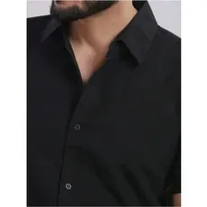 Camisa Social lisa masculina de manga curta Slim Fita