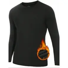 Segunda Pele Térmica Flanelado Frio Intenso Preto Proteção Uv+50 Masculino Feminino Unissex