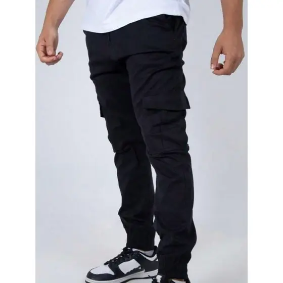 Calça Tática Militar Masculina Casual - Vários Bolsos para Trabalho e Esporte