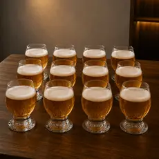 Jogo de Copo 12 Peças TAÇA PAULISTA 250ML Vidro Bar Restaurante Suco Agua Mesa Posta