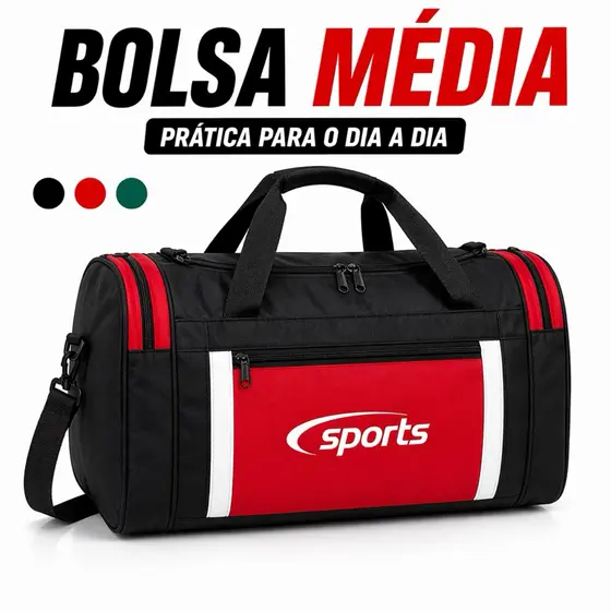 Mala Masculina de Viagem Academia Reforçada