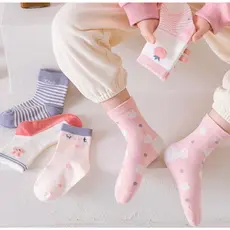 Kit Com 12  Pares De Meias Menina infantil feminina