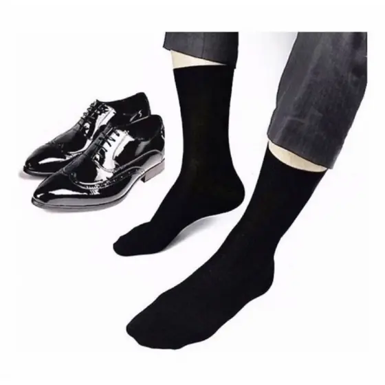 Kit 12 Pares De Meias Social Masculina Poliamida Confortável