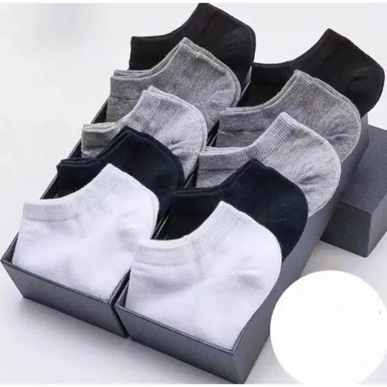 Kit 18 Pares De Meias Soquetes Cano Baixo Unissex