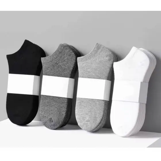 Kit 15 Pares De Meias Soquetes Cano Curto UNISSEX